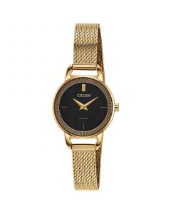 Women's Quartz Gold-Tone Stainless Steel Mesh Bracelet Watch 26mm