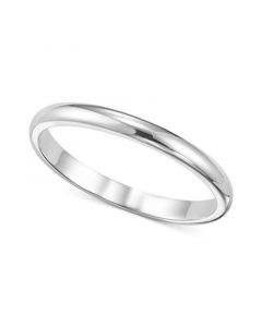 Women's Ring, 2mm Platinum Wedding Band