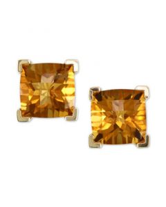 EFFY® Citrine (4-1/5 ct. t.w.) Stud Earrings in 14k Gold