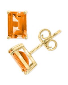 EFFY® Citrine Stud Earrings (1-9/10 ct. t.w.) in 14k Gold