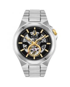 Men's Automatic Maquina Stainless Steel Bracelet Watch 46mm