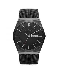 Men's Melbye Black Titanium Mesh Bracelet Watch 40mm SKW6006