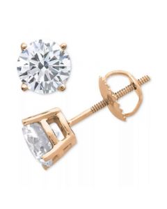 Diamond Stud Earrings (1/10 ct. t.w.) in 10k Gold, White Gold or Rose Gold