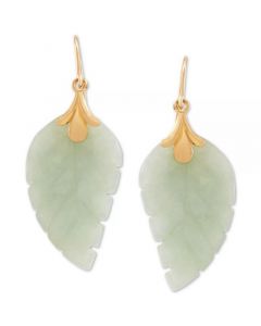 Leaf Earrings in 10k Gold