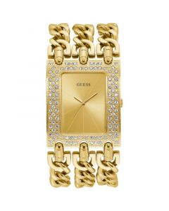 Gold-Tone Stainless Steel Chain Bracelet Watch 39x47mm