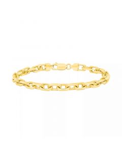 Oval Rolo Chain Bracelet in 14k Gold Over Sterling Silver (Also in Sterling Silver)