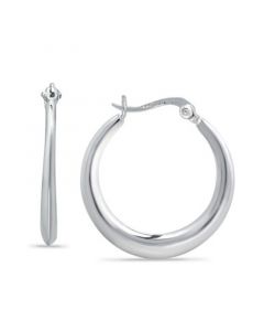 Graduated Hoop Earrings in Sterling Silver, Created for Macy's