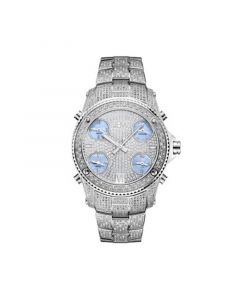 Men's Jet Setter Diamond (2 ct.t.w.) Stainless Steel Watch