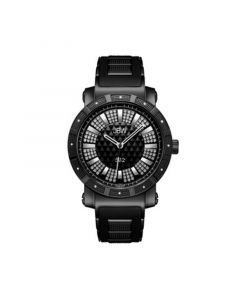 Men's "562" Diamond (1/8 ct.t.w.) Black Ion-Plated Stainless Steel Watch