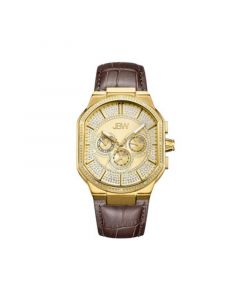 Men's Orion Diamond (1/8 ct.t.w.) 18k Gold Plated Stainless Steel Watch