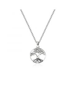 Beatrix Potter Sterling Silver Bunnies Family Tree Pendant Necklace