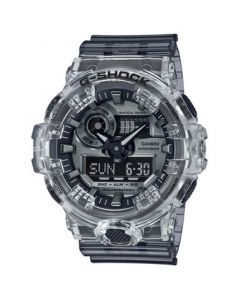 Men's Analog-Digital Skeleton Clear Resin Strap Watch 53.4mm GA700SK-1A