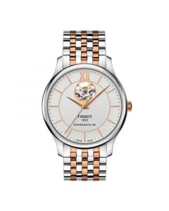 Men's Tradition Powermatic Stainless Steel And Rose Gold Two Tone Bracelet Watch 40mm