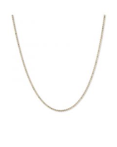 Moon Link 18" Chain Necklace in 14k Gold