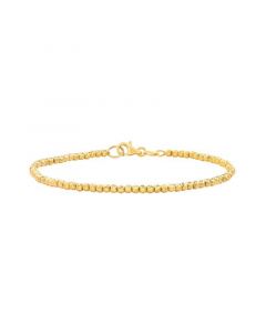 Beaded Bracelet in 14k Gold