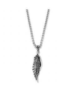 EFFY® Men's Wing 22" Pendant Necklace in Sterling Silver