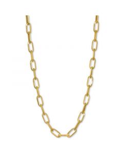 Paperclip Link 24" Chain Necklace in 14k Gold