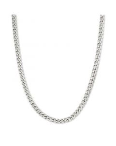 24" Curb Chain Necklace in Stainless Steel