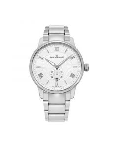 Alexander Watch A102B-01, Stainless Steel Case on Stainless Steel Bracelet