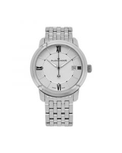 Alexander Watch A111B-04, Stainless Steel Case on Stainless Steel Bracelet