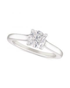 Diamond Solitaire Engagement Ring (1 ct. t.w.) in 14k Yellow and White Gold or 14K White Gold