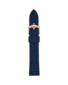 Unisex Sport Navy Silicone Smart Watch Strap