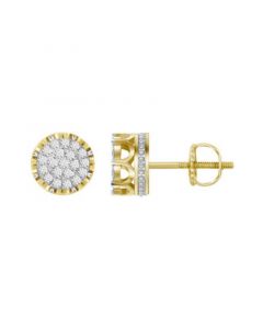 Men's Diamond (1 ct.t.w.) Earring Set in 10k Yellow Gold