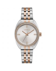 Women's Crystal Two-Tone Stainless Steel Bracelet Watch 32mm