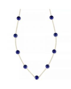 EFFY® Lapis Lazuli (6mm) 18" Statement Necklace in 14k Gold (Also in Onyx)