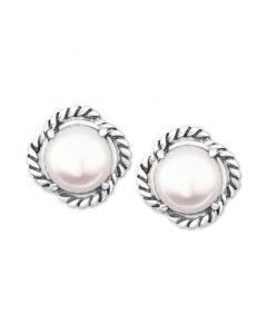 EFFY® Cultured Freshwater Pearl (8mm) Stud Earrings in Sterling Silver