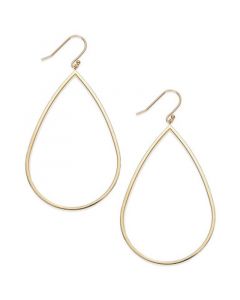 14k Gold Vermeil Earrings, Teardrop Dangle Earrings (Also in Sterling Silver)