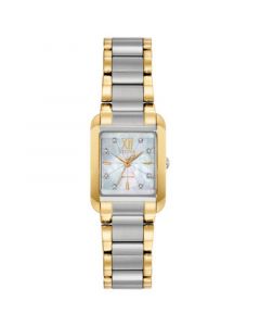 Eco-Drive Women's Bianca Diamond-Accent Two-Tone Stainless Steel Bracelet Watch 22mm