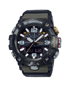 Men's Analog-Digital Connected Mudmaster Green & Black Resin Strap Watch 53.1mm