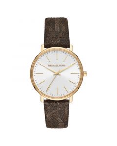 Women's Pyper Brown Logo Strap Watch 38mm