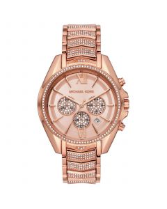 Women's Chronograph Whitney Rose Gold-Tone Stainless Steel Bracelet Watch 45mm