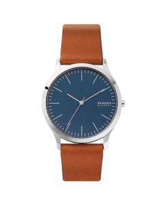 Men's Jorn Brown Leather Strap Watch 41mm