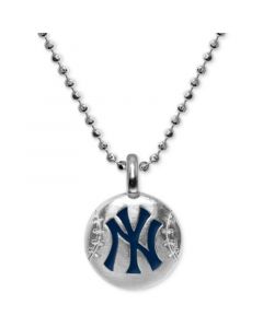 New York Yankees 16" Pendant Necklace in Sterling Silver