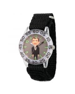 Boy's Disney Toy Story 4 Dummy Black Plastic Time Teacher Strap Watch 32mm