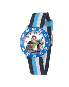 Boy's Disney Toy Story 4 Buzz Lighter Multi Stainless Steel Time Teacher Strap Watch 32mm