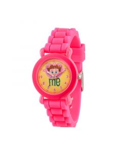 Girl's Disney Toy Story 4 Gabby Gabby Pink Plastic Time Teacher Strap Watch 32mm